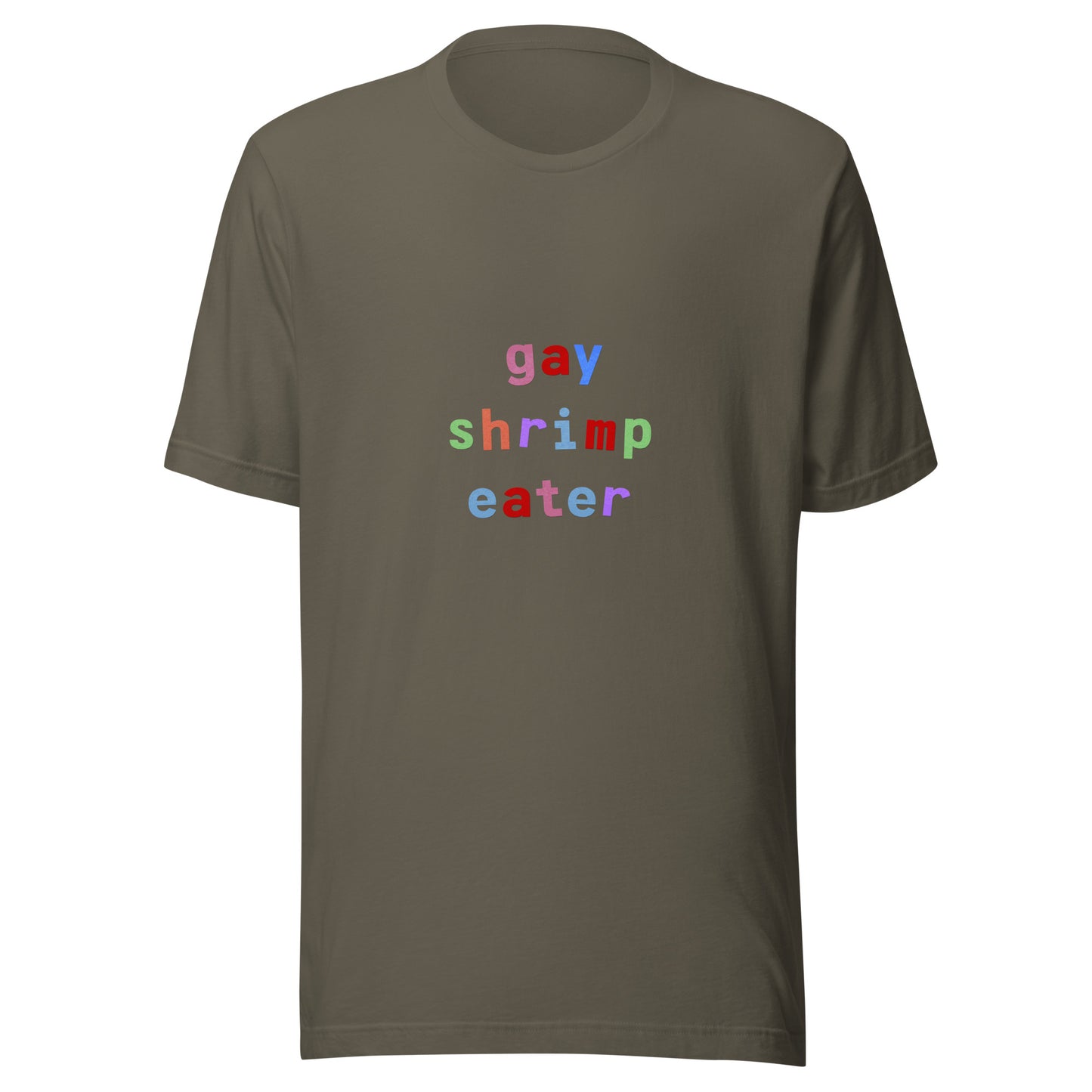 gay shrimp eater unisex t-shirt