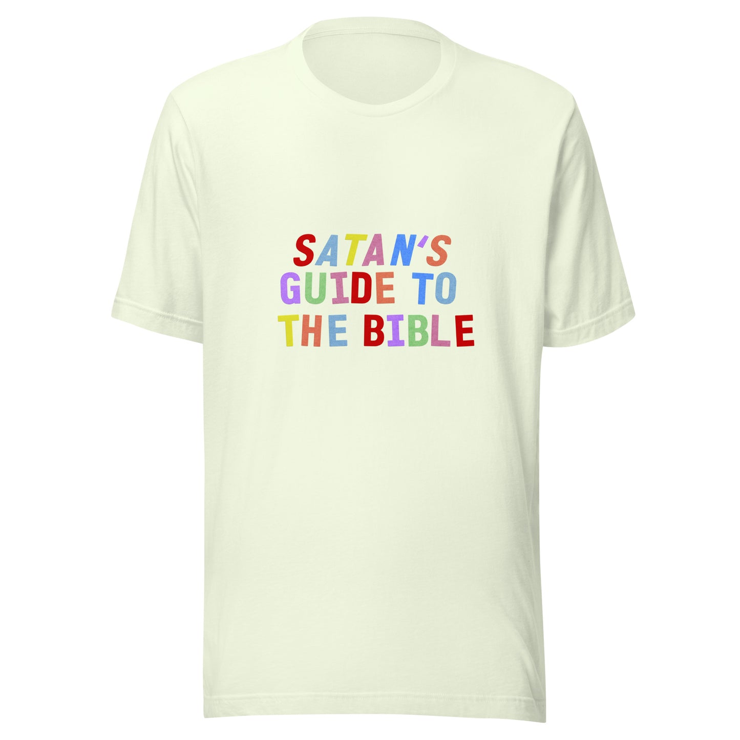 SATAN'S GUIDE TO THE BIBLE Unisex t-shirt