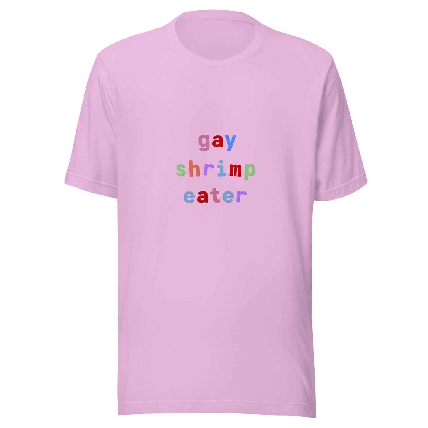gay shrimp eater unisex t-shirt