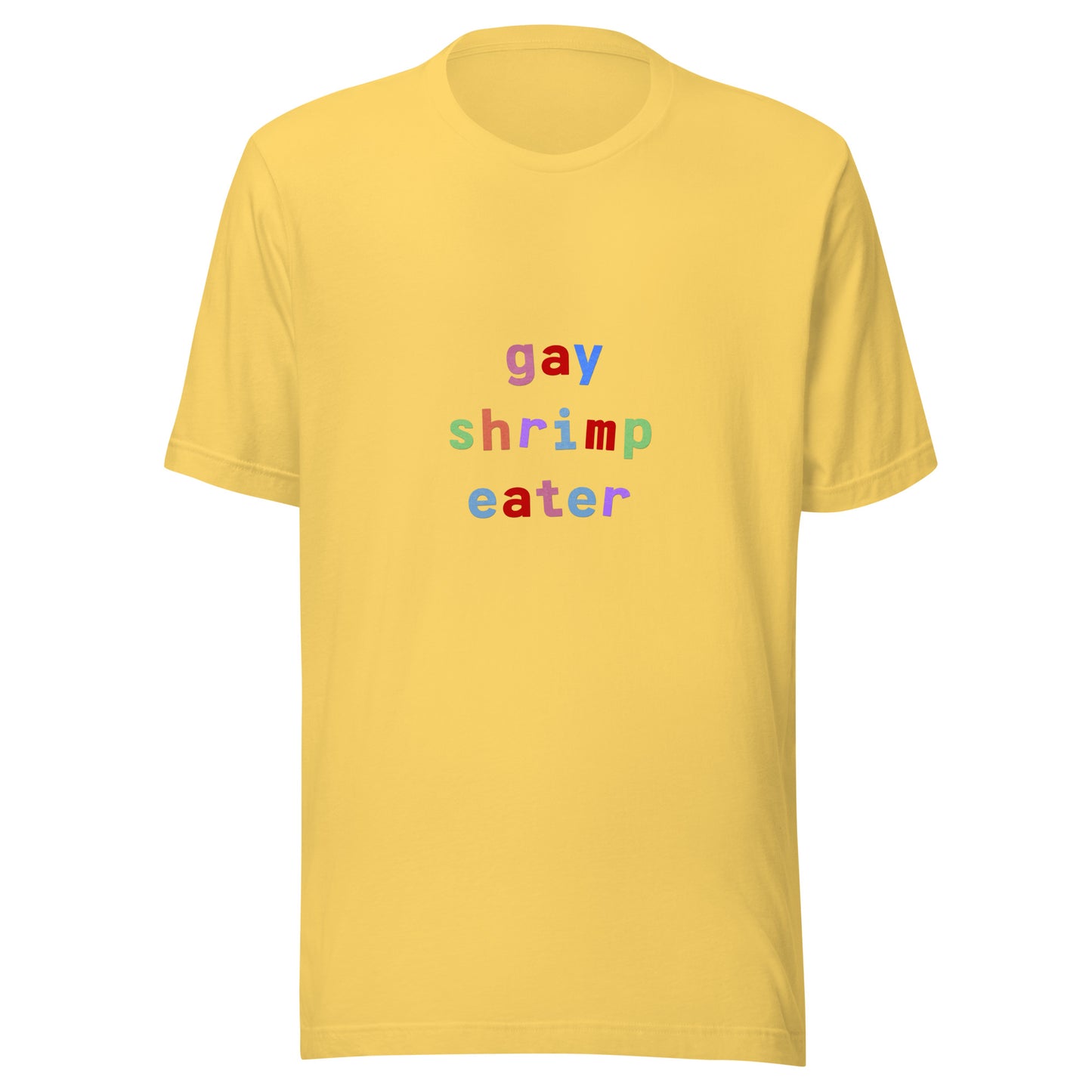 gay shrimp eater unisex t-shirt